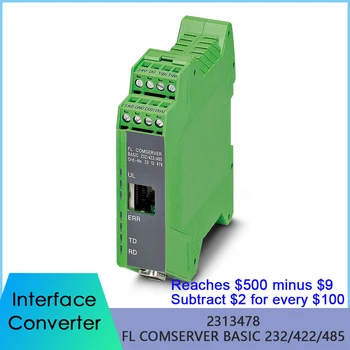 Высококачественный Конвертер Интерфейсов 2313478 FL COMSERVER BASIC 232/422/485 Для Phoenix С Поддержкой TCP И UDP Быстрая Доставка