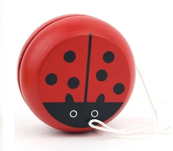 Красное милое животное йо-йо игрушки С Подшипником Профессиональные Игрушки Йо-йо деревянные Высокоточные Игровые Специальные Реквизиты diabolo для жонглирования WYQ