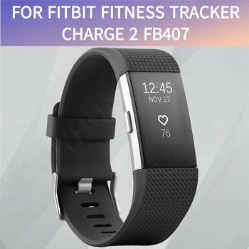 Оригинальный Фитнес-Трекер Fitbit Charge 2 FB407, Умные Часы, Спортивный Монитор, Часы Для Упражнений, Водонепроницаемый Пульсометр